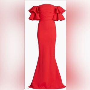 Chiara Boni Le Petite Robe off the shoulder gown